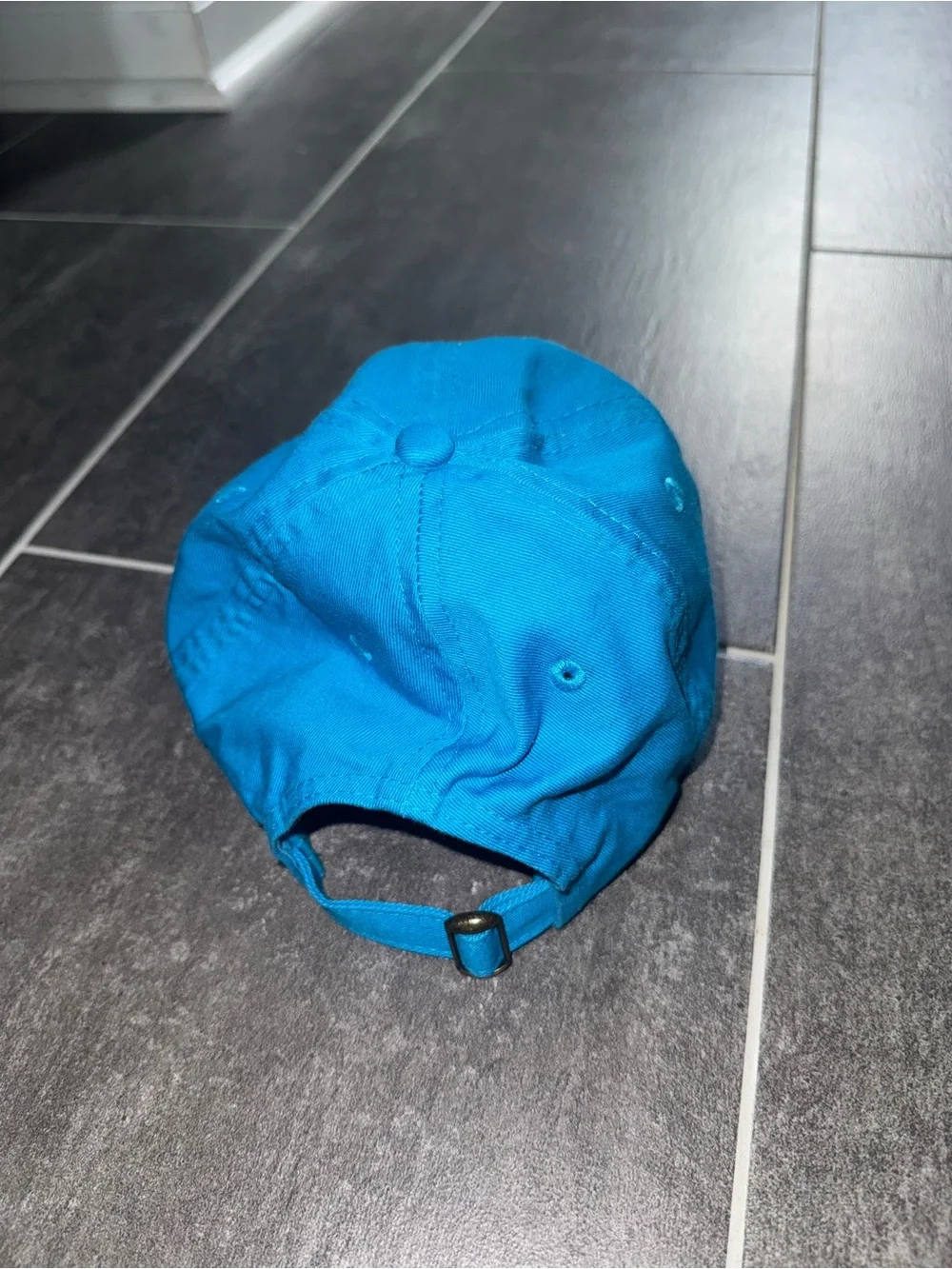 Bubble Blue 'Going Places' Embroidered Baseball Cap